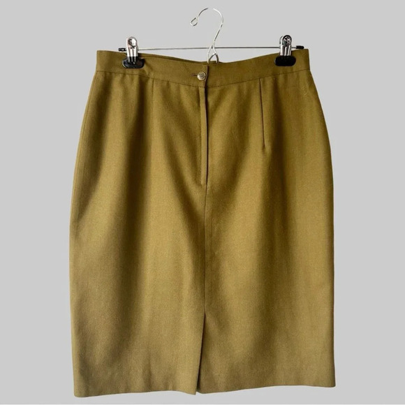 Vintage Jaki Petites Union Made Pure Wool Pencil Skirt Made in Canada - Picture 2 of 15